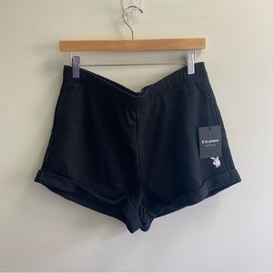 PLAYBOY FLEECE SHORTS NWT
